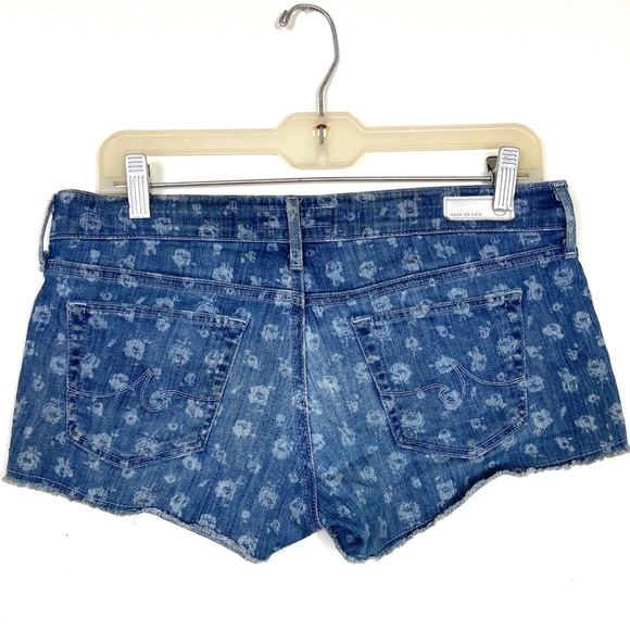 AG Liberty Daisy Rose Pattern Shorts size 28 - Picture 7 of 11